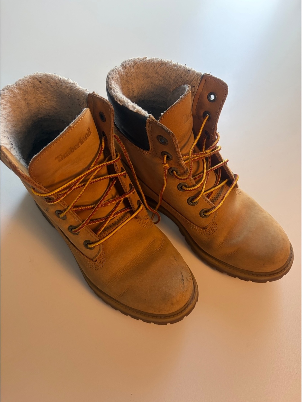 Timberland Classic Waterproof Leather Winter Boots with Shee